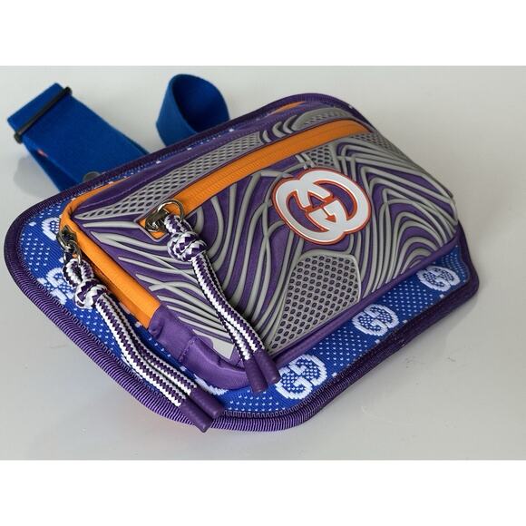 Gucci GG Logo Nylon Belt Bag Multicolor 752102 Size 100 (40) Italy NWT - Picture 4 of 13